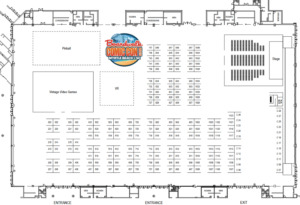 2025 Exhibitors & Vendors Floorplan